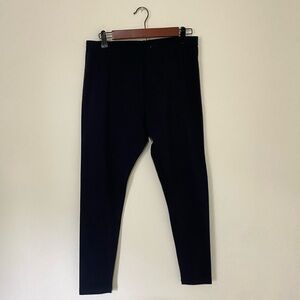 J. Jill Navy Blue Pima Cotton Ankle Leggings Size Medium